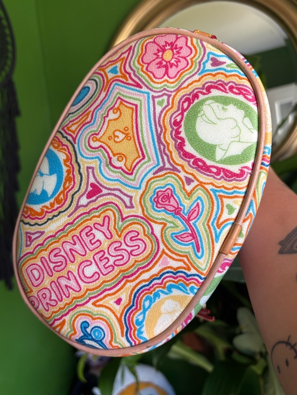 Limited Edition Dooney & Bourke Multicolor Disney Princess Canvas Shoulder Bag - Picture 7 of 14